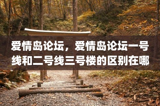 爱情岛论坛，爱情岛论坛一号线和二号线三号楼的区别在哪