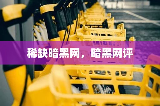 稀缺暗黑网，暗黑网评