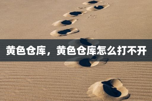 黄色仓库，黄色仓库怎么打不开
