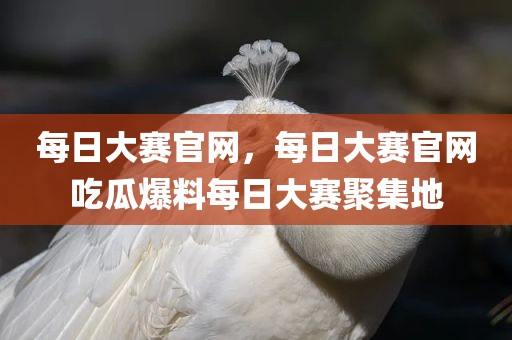 每日大赛官网，每日大赛官网吃瓜爆料每日大赛聚集地