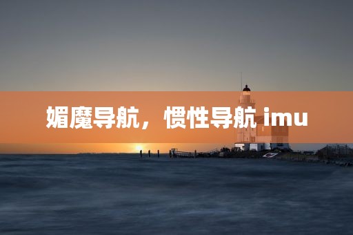 媚魔导航，惯性导航 imu