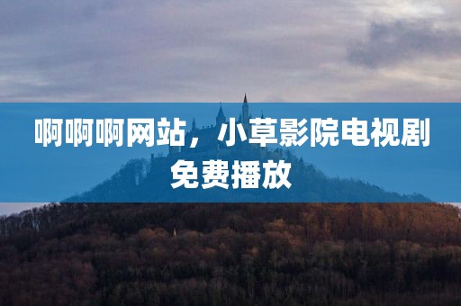 啊啊啊网站，小草影院电视剧免费播放