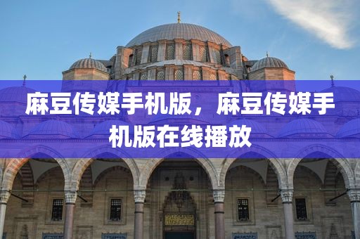 麻豆传媒手机版，麻豆传媒手机版在线播放
