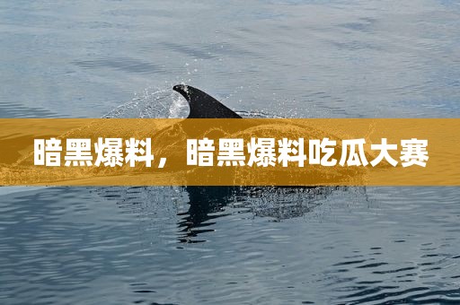 暗黑爆料，暗黑爆料吃瓜大赛