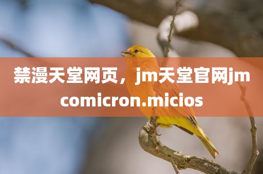 禁漫天堂网页，jm天堂官网jmcomicron.micios