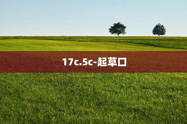 17c.5c-起草口