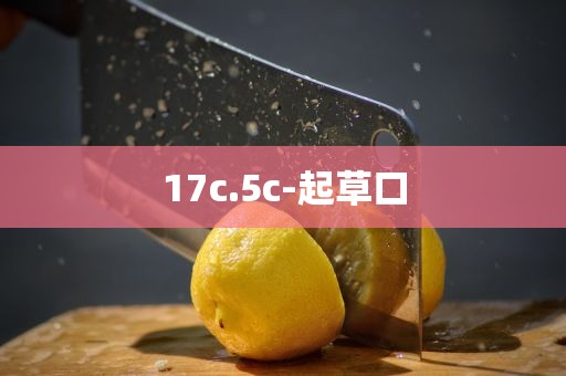 17c.5c-起草口