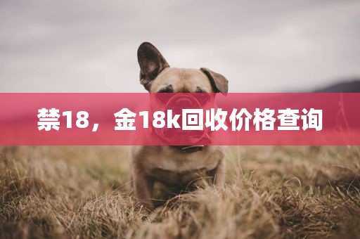 禁18，金18k回收价格查询