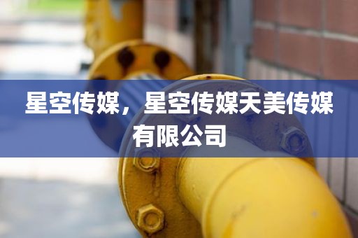 星空传媒，星空传媒天美传媒有限公司