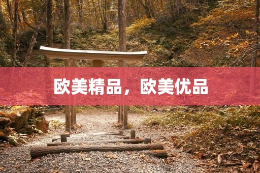 欧美精品，欧美优品