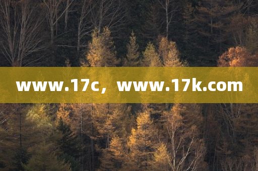 www.17c，www.17k.com