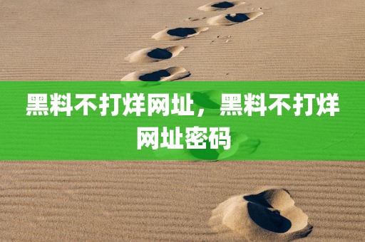 黑料不打烊网址，黑料不打烊网址密码