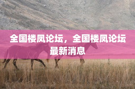 全国楼凤论坛，全国楼凤论坛最新消息
