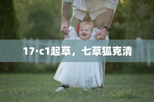17·c1起草，七草狐克清
