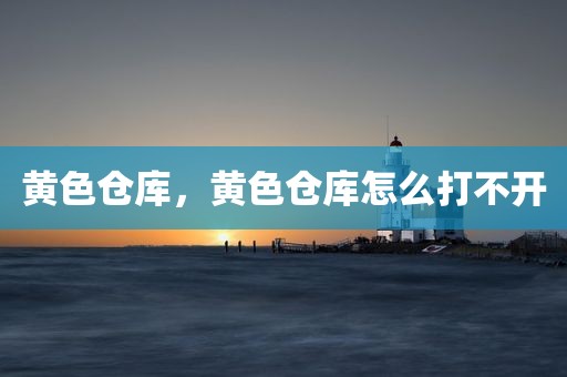 黄色仓库，黄色仓库怎么打不开
