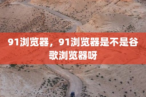 91浏览器，91浏览器是不是谷歌浏览器呀