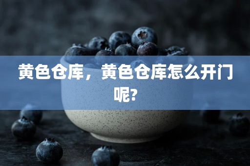 黄色仓库，黄色仓库怎么开门呢?