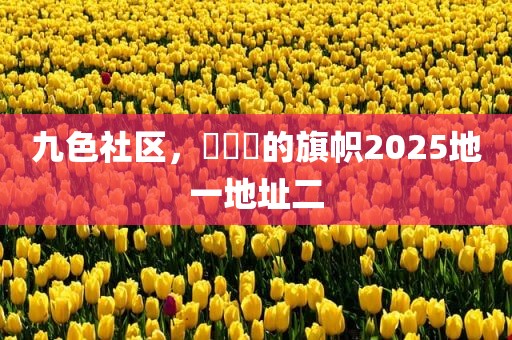 九色社区，逹葢薾的旗帜2025地一地址二