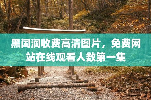 黑闰润收费高清图片，免费网站在线观看人数第一集
