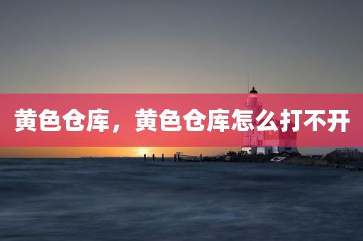黄色仓库，黄色仓库怎么打不开