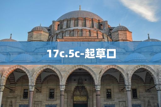 17c.5c-起草口