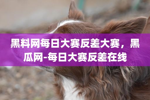 黑料网每日大赛反差大赛，黑瓜网-每日大赛反差在线
