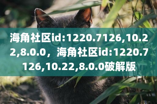 海角社区id:1220.7126,10.22,8.0.0，海角社区id:1220.7126,10.22,8.0.0破解版