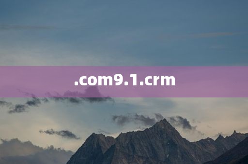 .com9.1.crm