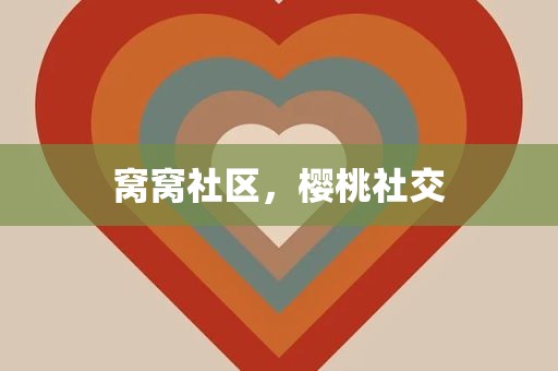 窝窝社区，樱桃社交