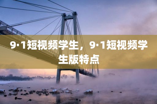 9·1短视频学生，9·1短视频学生版特点