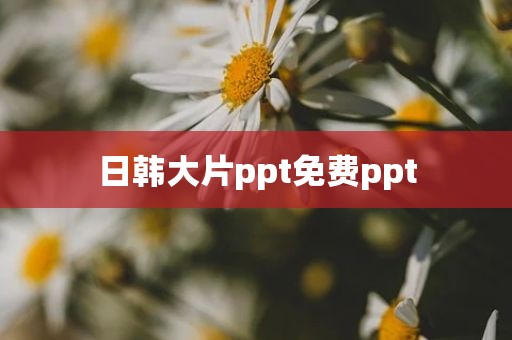 日韩大片ppt免费ppt