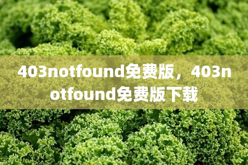 403notfound免费版，403notfound免费版下载