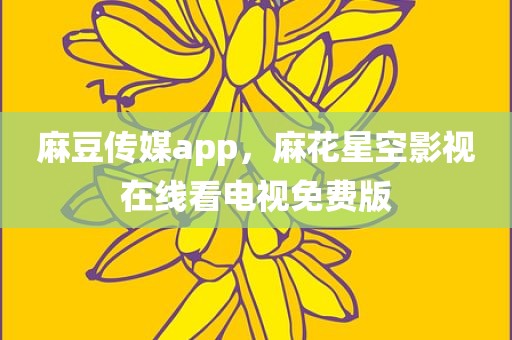 麻豆传媒app，麻花星空影视在线看电视免费版
