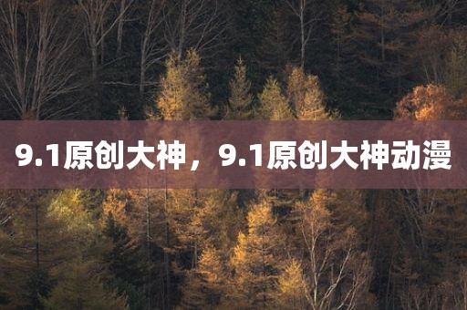 9.1原创大神，9.1原创大神动漫