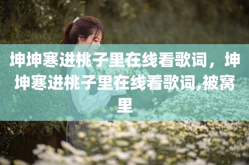 坤坤寒进桃子里在线看歌词，坤坤寒进桃子里在线看歌词,被窝里