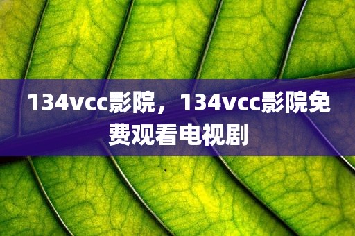134vcc影院，134vcc影院免费观看电视剧