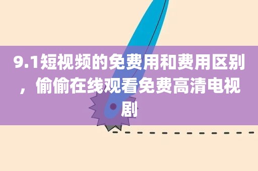 9.1短视频的免费用和费用区别，偷偷在线观看免费高清电视剧