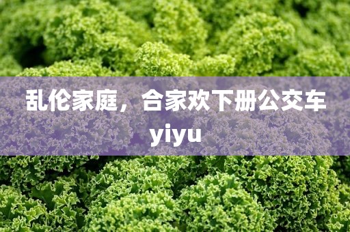 乱伦家庭，合家欢下册公交车yiyu