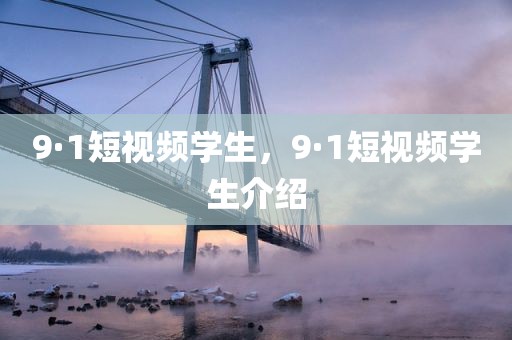 9·1短视频学生，9·1短视频学生介绍