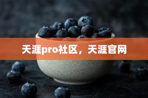天涯pro社区，天涯官网