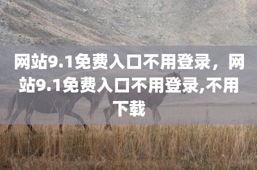 网站9.1免费入口不用登录，网站9.1免费入口不用登录,不用下载