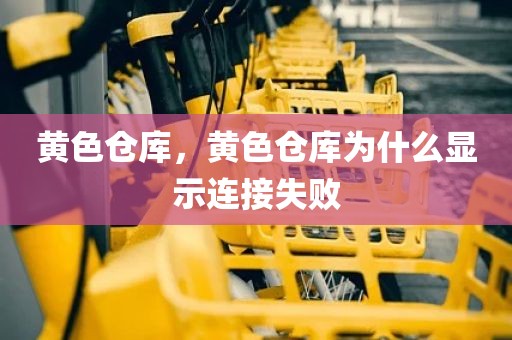 黄色仓库，黄色仓库为什么显示连接失败