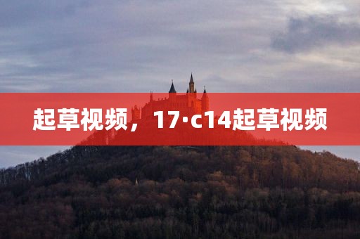 起草视频，17·c14起草视频
