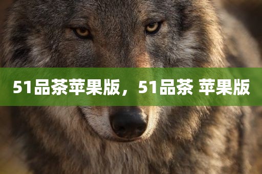 51品茶苹果版，51品茶 苹果版