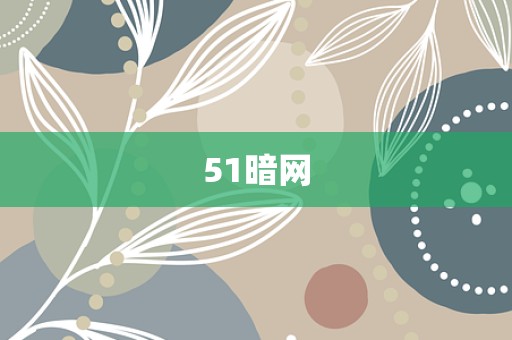 51暗网