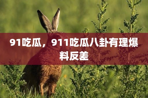 91吃瓜，911吃瓜八卦有理爆料反差