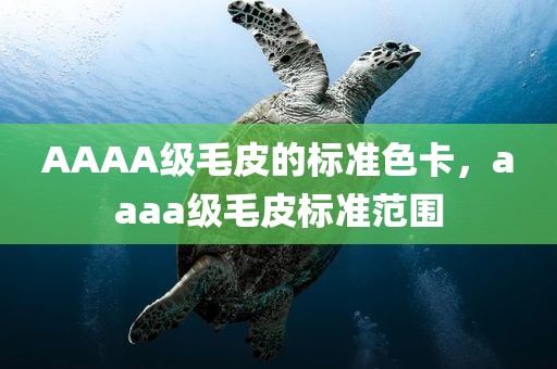 AAAA级毛皮的标准色卡，aaaa级毛皮标准范围