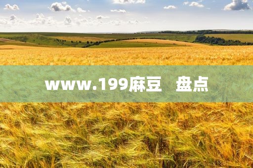 www.199麻豆   盘点