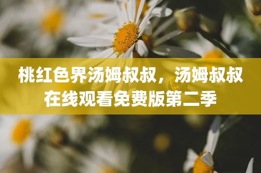 桃红色界汤姆叔叔，汤姆叔叔在线观看免费版第二季