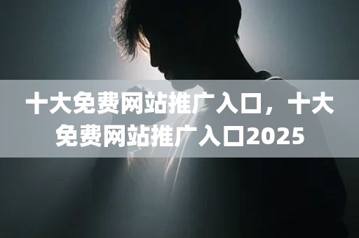 十大免费网站推广入口，十大免费网站推广入口2025